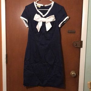 Short-sleeved Sailor Dress